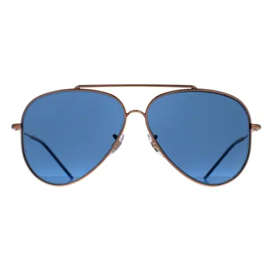 Ray-Ban Sunglasses RB0101S Aviator Reverse 92023A Rose Gold Blue