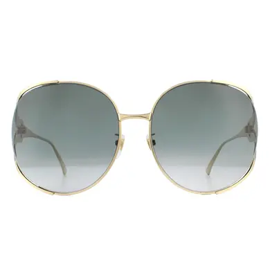 Gucci Sunglasses GG0225S 001 Gold Grey Gradient