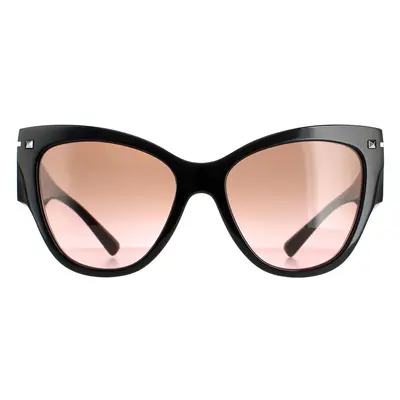 Valentino Sunglasses VA4028 500114 Black Brown Pink Gradient