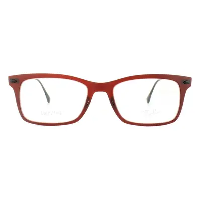 Ray-Ban Glasses Frames RX 7039 5456 Dark Matt Red Mens Womens 53mm