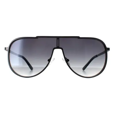 Guess Sunglasses GF0199 09B Matte Gunmetal Smoke Gradient