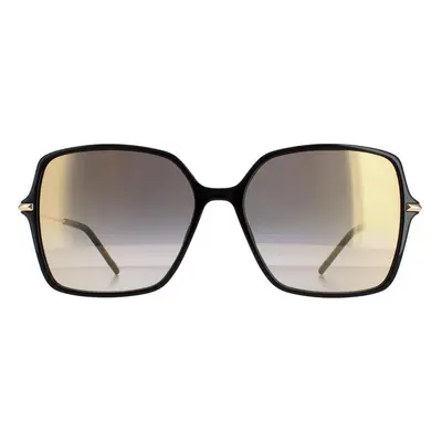 Hugo Boss Sunglasses BOSS 1271/S 807 FQ Black Grey Gradient Gold Mirror