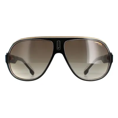 Carrera Sunglasses Speedway/N 2M2 HA Black Gold Brown Gradient