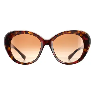 Valentino Sunglasses VA4113 518913 Red Havana Brown Gradient