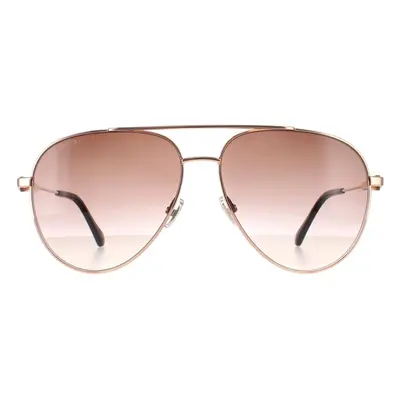 Jimmy Choo Sunglasses OLLY/S DDB HA Gold Copper Brown Gradient