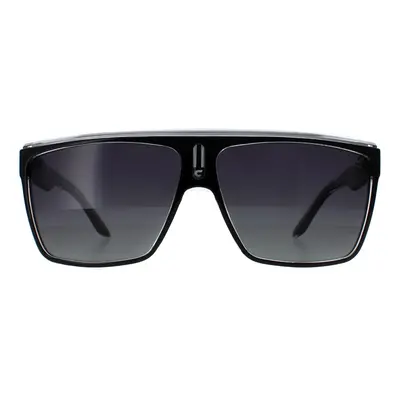 Carrera Sunglasses 22 P56/WJ Black White Grey Gradient Polarized