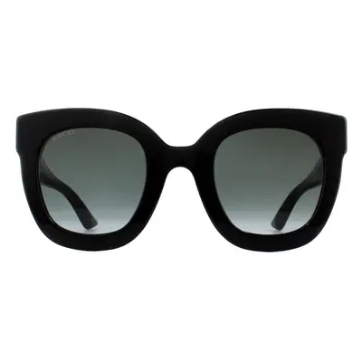 Gucci Sunglasses GG0208S 001 Black Grey Gradient