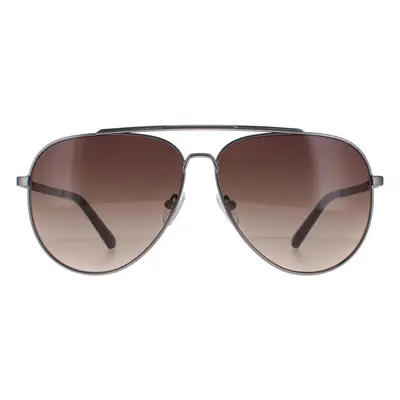 Guess Sunglasses GU00059 09F Matte Gunmetal Brown Gradient