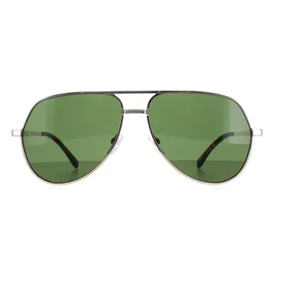 Lacoste Sunglasses L250SE 710 Gold Solid Green