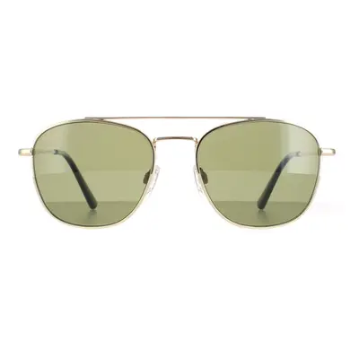 Serengeti Sunglasses Carroll SS542001 Shiny Light Gold Polarized Green 555nm