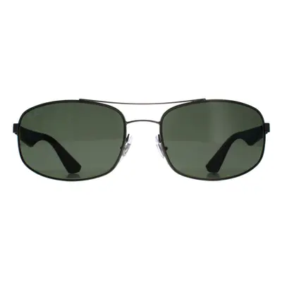 Ray-Ban Sunglasses 3527 029/9A Matt Gunmetal Dark Green Polarized