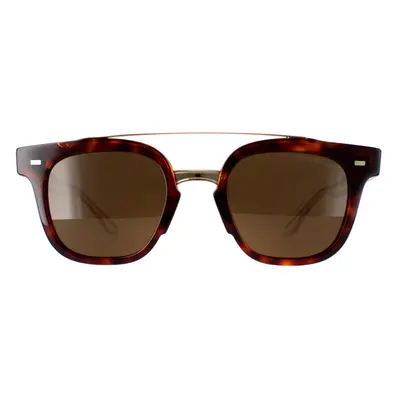 Cutler and Gross Sunglasses 1297 002 Gold Tortoiseshell Brown Brown