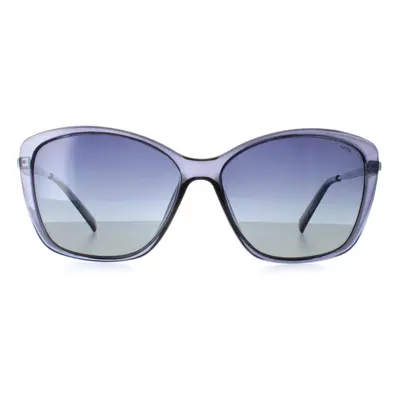 INVU Sunglasses B2127 D Transparent Crystal Blue Blue Polarized