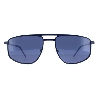 Lacoste Sunglasses L254S 401 Matte Blue Blue