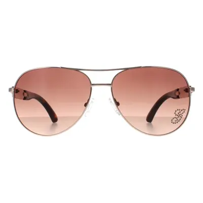 Guess Sunglasses GU7295 H73 Gold Brown Gradient