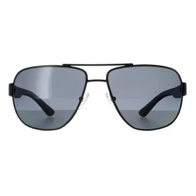 Armani Exchange Sunglasses AX2012S 606381 Matte Black Grey Polarized