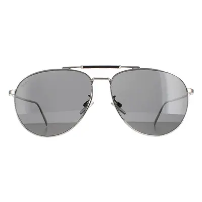 Bally Sunglasses BY0038-D 16A Silver Grey Mirrored