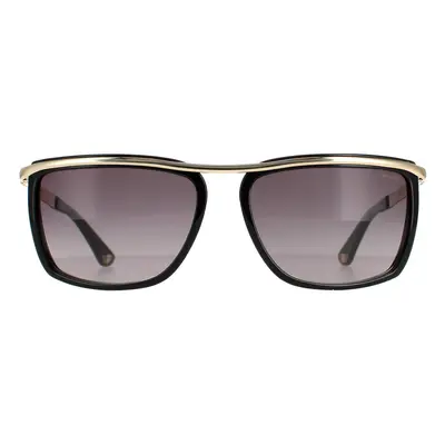 Police Sunglasses SPLB45 Origins 39 0301 Black Rose Gold Grey Gradient