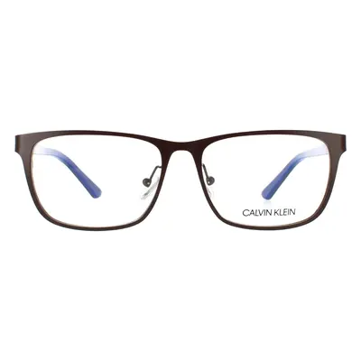 Calvin Klein Glasses Frames CK19302 201 Satin Dark Brown Men