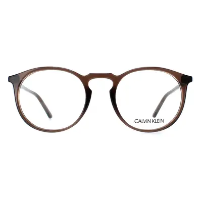 Calvin Klein Glasses Frames CK19517 201 Crystal Dark Brown Men