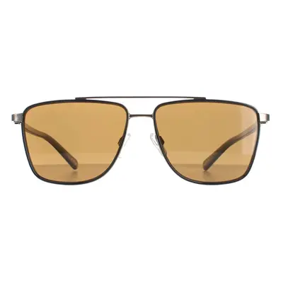 Ted Baker Sunglasses TB1577 Folke 001 Dark Grey Brown