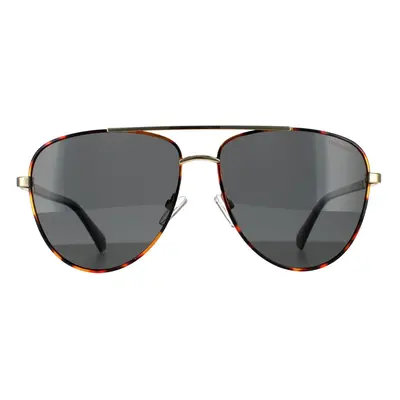 Polaroid Sunglasses PLD 4126/S 06J M9 Gold Havana Grey Polarized