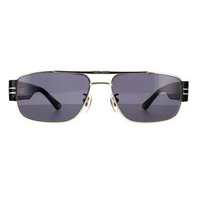 Police Sunglasses SPLA55 Origins 29 0301 Gold and Shiny Black Smoke Grey