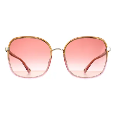 Chloe Sunglasses CH0031S Franky 002 Yellow to Pink Crystal Fade and Gold Pink Gradient