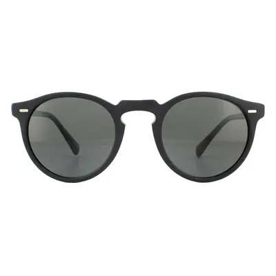 Oliver Peoples Sunglasses Gregory Peck OV5217S 1031P2 Semi Matte Black Crystal Midnight Express 