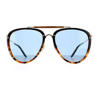 Gucci Sunglasses GG0672S 004 Havana Blue