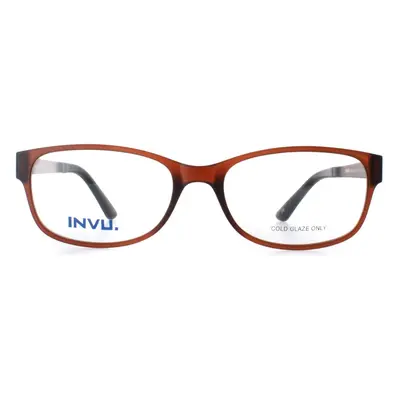 INVU Glasses Frames B4426 D Matte Frosty Amber Women