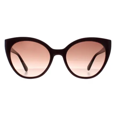 Kate Spade Sunglasses Amya LHF HA Burgundy Brown Gradient