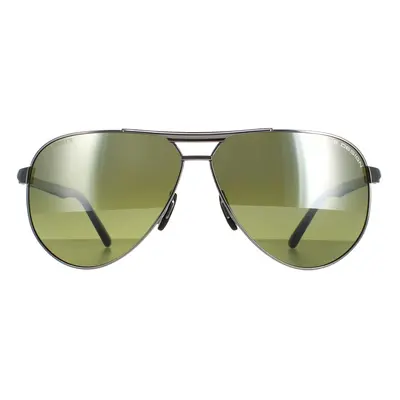 Porsche Design Sunglasses P8649 I Gunmetal Green Polarized