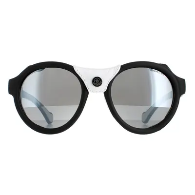 Moncler Sunglasses ML0046 02C Matte Black Smoke Mirror