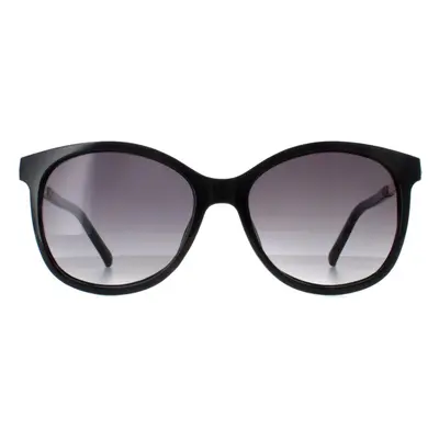 Guess Sunglasses GF0394 01B Shiny Black Smoke Gradient