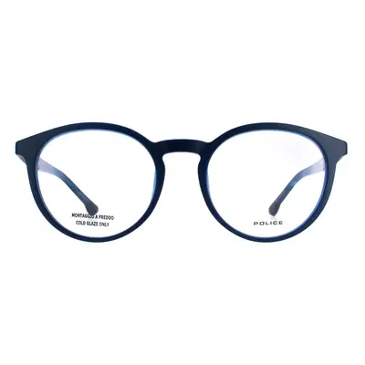 Police Glasses Frames Waka 4 VPL878 0JEB Blue Men