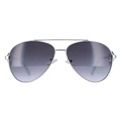 Guess Sunglasses GF0365 10B Silver Grey Gradient