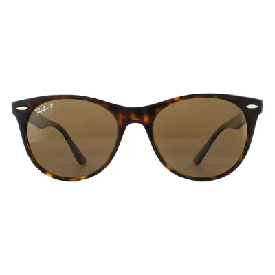 Ray-Ban Sunglasses Wayfarer II RB2185 902/57 Striped Havana Brown Polarized (unavailable)