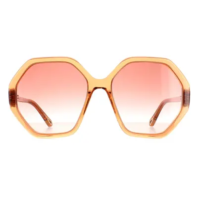 Chloe Sunglasses CH0008S Esther 001 Orange Crystal Pink Gradient