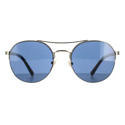 Police Sunglasses SPLA24 Lewis 03 0594 Shiny Light Gold Blue