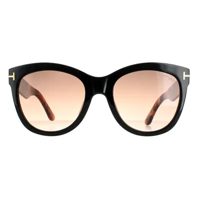 Tom Ford Sunglasses Wallace FT0870 05F Black Havana Brown Gradient