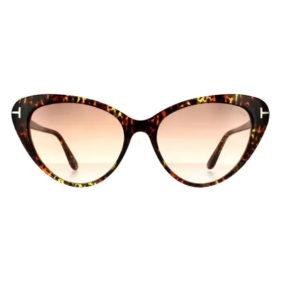 Tom Ford Sunglasses Harlow FT0869 52F Dark Havana Brown Gradient