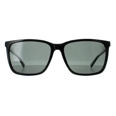 Timberland Sunglasses TB9280-H 01R Shiny Black Green Polarized