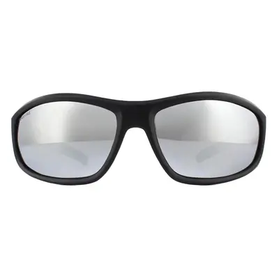 Montana Sunglasses SP311C Black Rubber Revo Silver Mirror Polarized