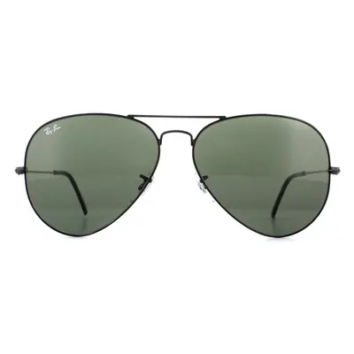 Ray-Ban Sunglasses Large Aviator 3026 Black Green L2821