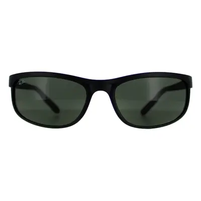 Rayban Sunglasses Predator 2 2027 Black Matt Black Green W1847