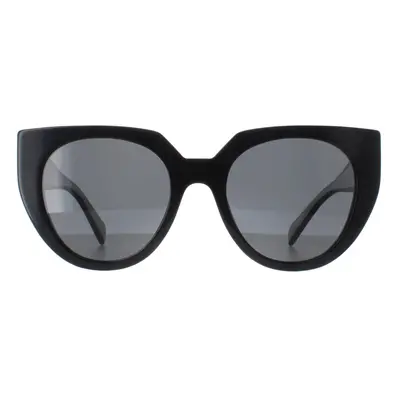 Prada Sunglasses PR14WS 09Q5S0 Black and Talc Dark Grey