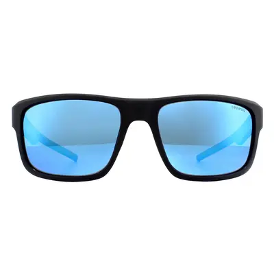 Polaroid Sunglasses PLD 3018/S DL5 JY Matte Black Grey Blue Mirror Polarized