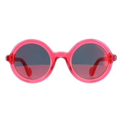 Moncler Sunglasses ML0005 75Z Shiny Fuchsia Purple Gradient Mirrored