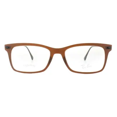 Ray-Ban Glasses Frames RX 7039 5450 Dark Matt Brown Mens Womens 53mm